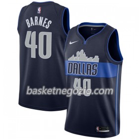 Canotte Uomo Dallas Mavericks Harrison Barnes 40 Nike 2017-18 Navy Swingman